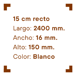15 cm Recto