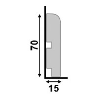 7 cm Curvo
