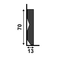7 cm Recto